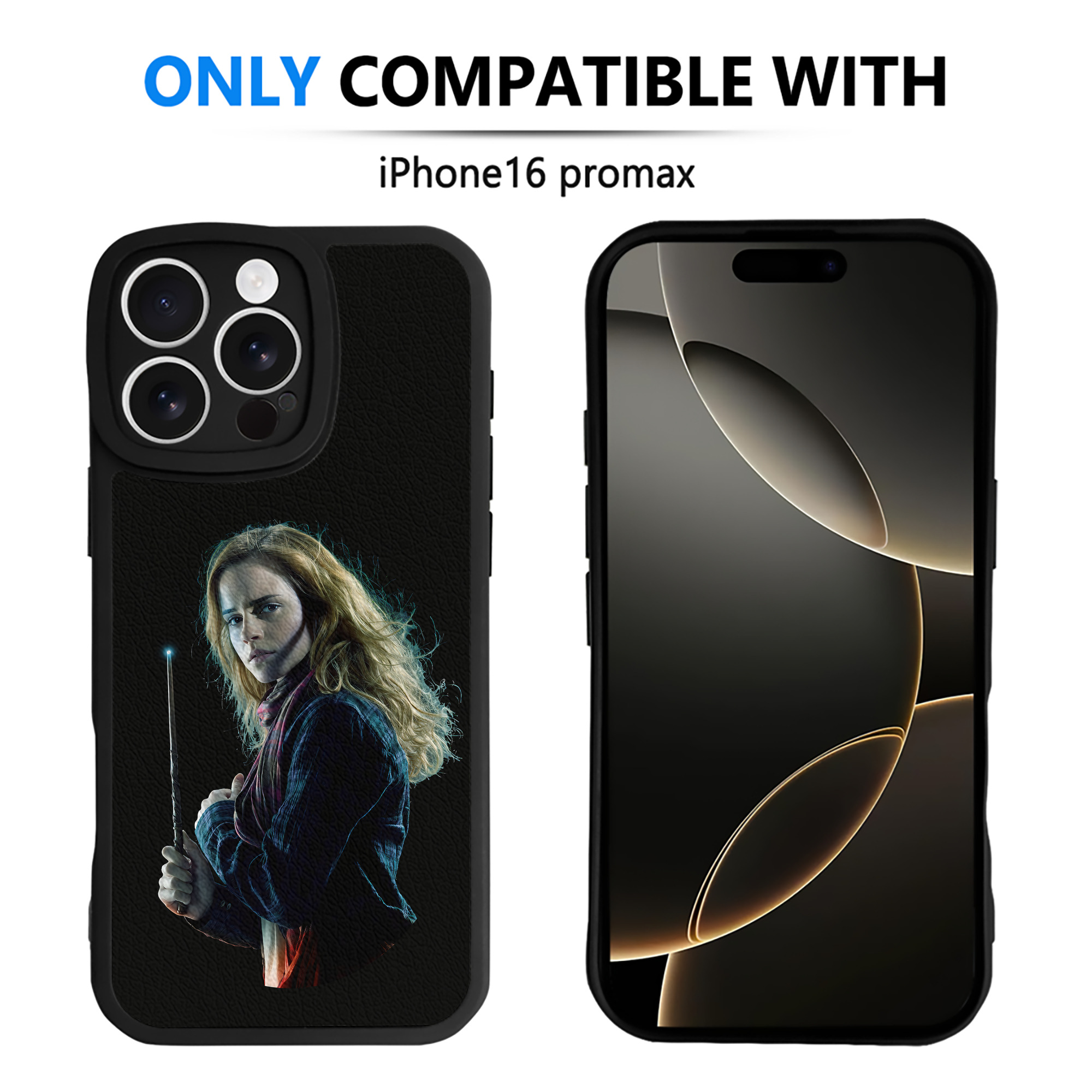 （画像用） Harry Potter ハリー・ポッターシリーズ 【iPhone 16シリーズ対応】シリコンスマホケース（レザー調） 材質：シリコン